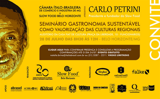 Seminário Slow Food em Belo Horizonte